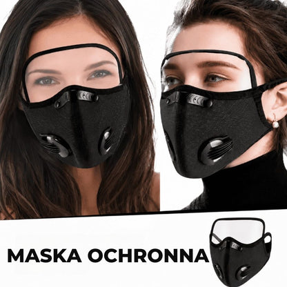 Maska ochronna z filtrem węglowym