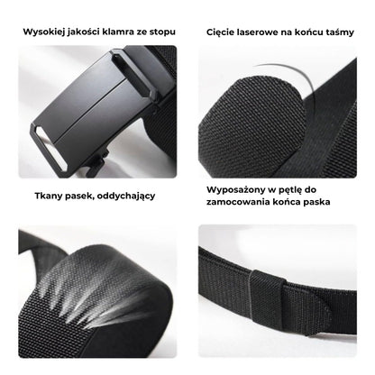 Stretch-fit Tactical Belt (ultralekki pas z klamrą zapadkową)
