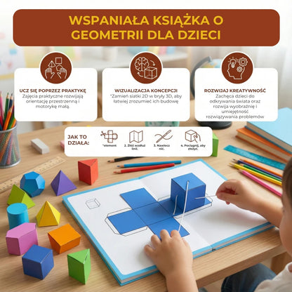 Podręcznik do geometrii przestrzennej 3D dla dzieci