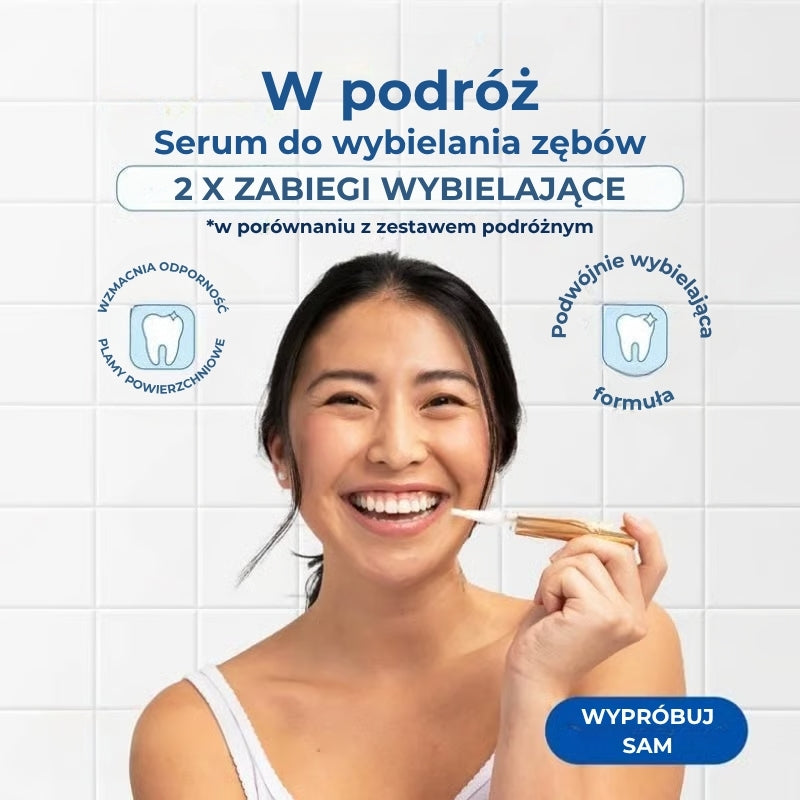 Serum Do Wybielania Zębów w Pisaku - Usuwa Plamy i Wybiela