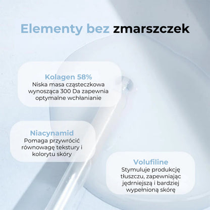 Krem przeciwzmarszczkowy zwiększający poziom kolagenu