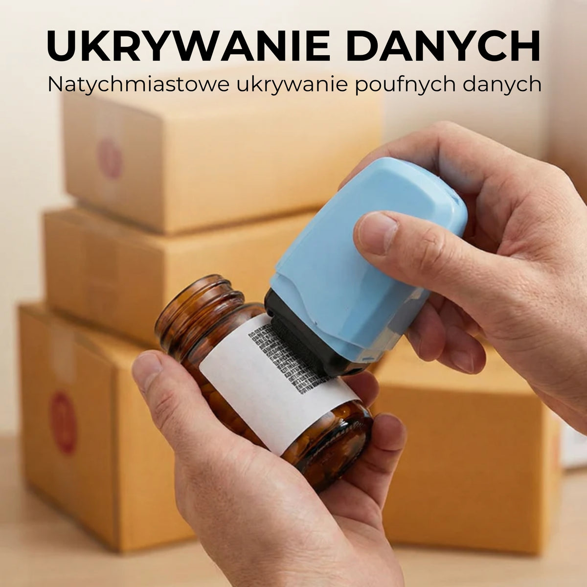 🔒 Pieczęć z motywem prywatności | Do paczek i dokumentów 📦✏️🎁