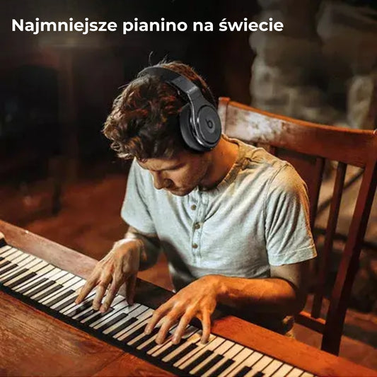 Zwijane pianino elektroniczne do nauki gry