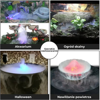 Ultradźwiękowy generator mgły wodnej (dekoracja i nawilżanie)