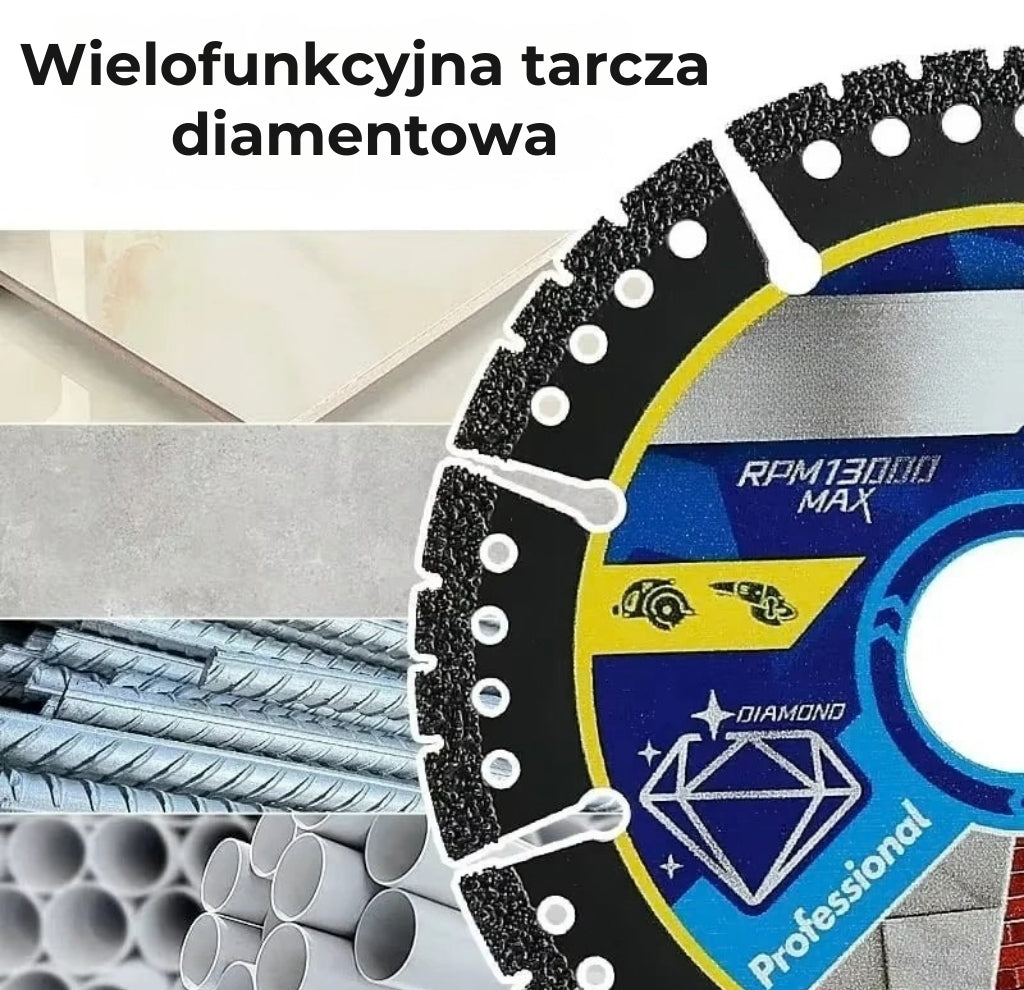 Diamentowe tarcze szlifierskie do kamienia (4 szt.)