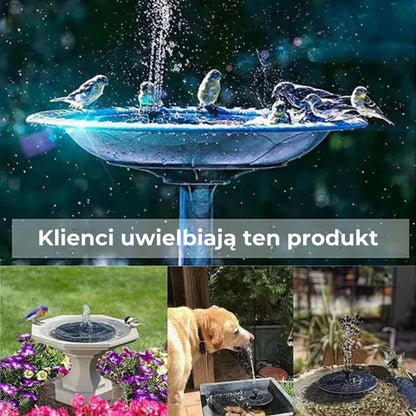 Automatyczna fontanna zasilana energią słoneczną