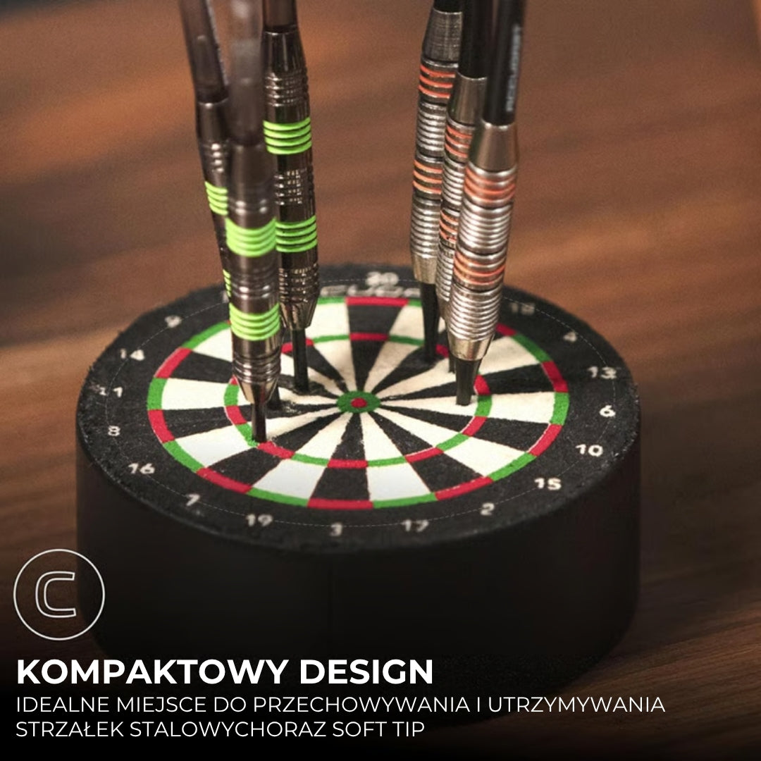Kompaktowa mini-tarcza do rzutek