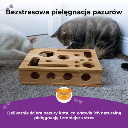 😻 Puzzle drapak do pielęgnacji pazurów dla kota