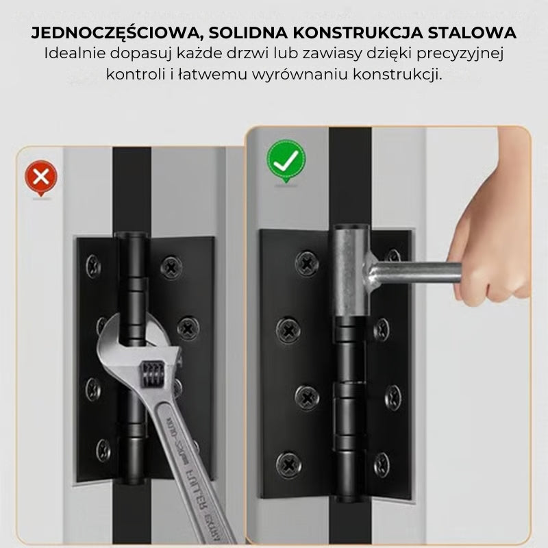 Narzędzie do regulacji zawiasów drzwiowych