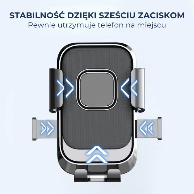 Odporny na wibracje uchwyt na telefon do roweru