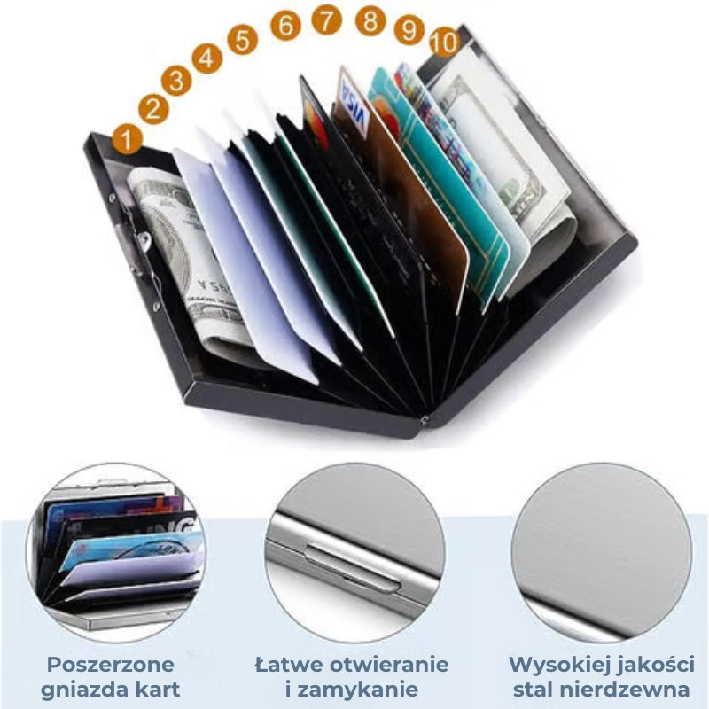 Etui na kartę kredytową RFID