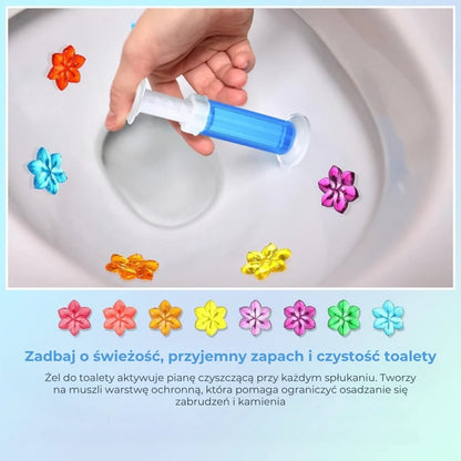 Żelowe stempelki do WC