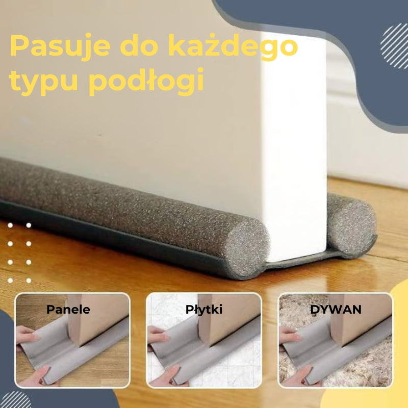 👍 Wodoodporna listwa uszczelniająca pod drzwi (izolacja akustyczna i termiczna)