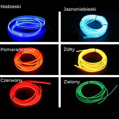 Samochodowa taśma LED RGB do oświetlenia ambientowego