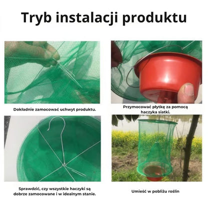Pułapka na muchy wielokrotnego użytku - Na zewnątrz