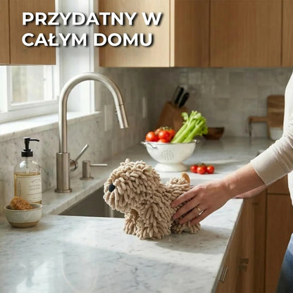 Uroczy ręcznik z mikrofibry dla psa