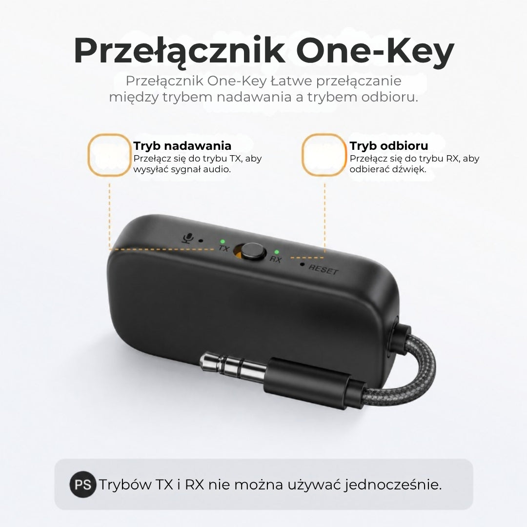 Adapter audio Bluetooth | nadajnik i odbiornik