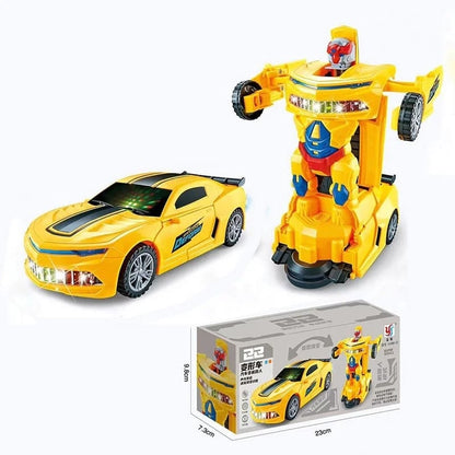 Transformujący samochód-robot dla dzieci