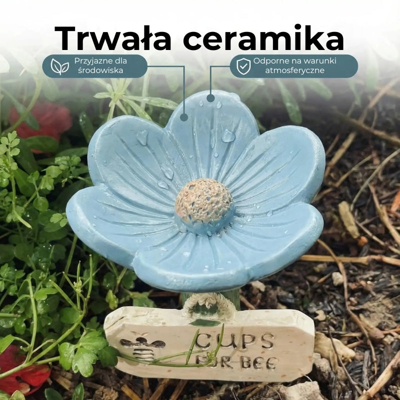Kąpielisko dla pszczół w kształcie kwiatu💧