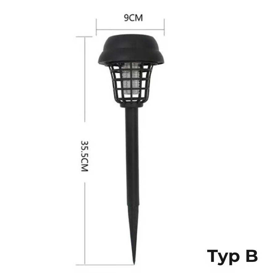 Solarna lampa ogrodowa LED odstraszająca komary