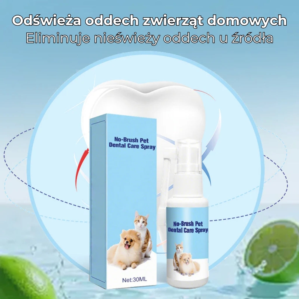 Spray do higieny jamy ustnej dla psów i kotów (świeży oddech)
