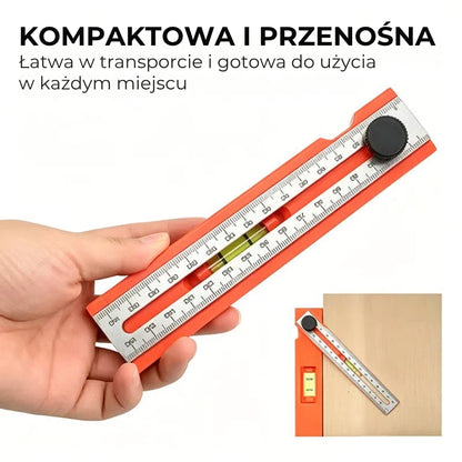 Wielofunkcyjny głębokościomierz z poziomnicą