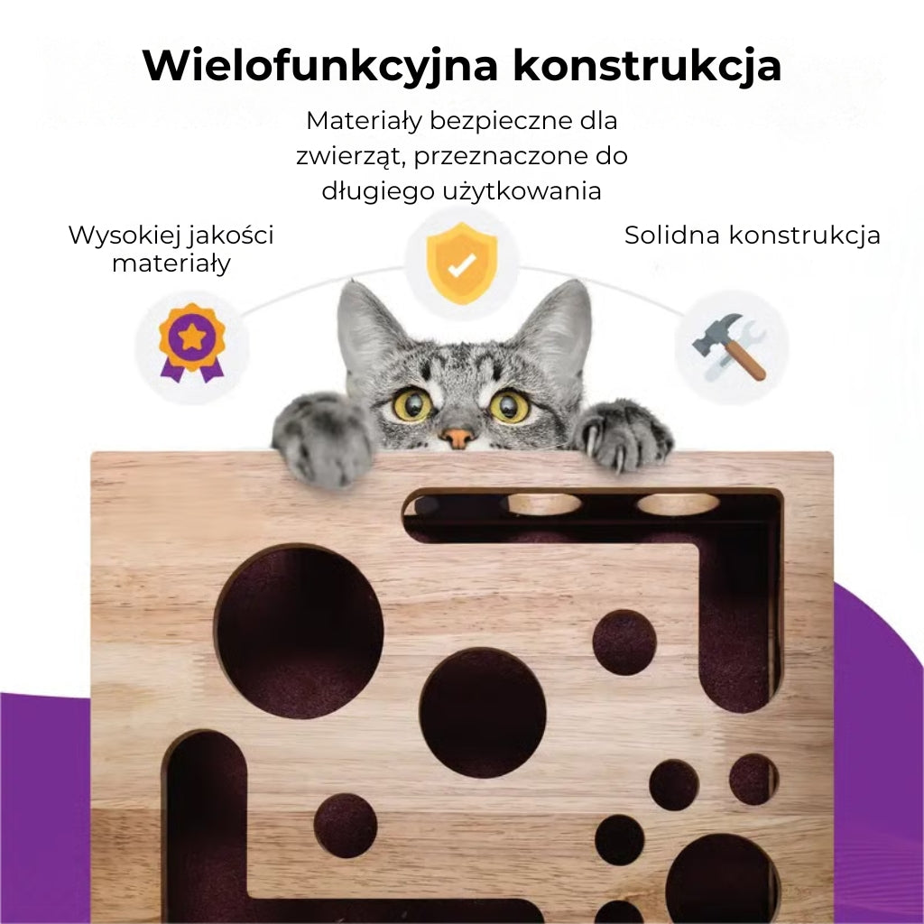 😻 Puzzle drapak do pielęgnacji pazurów dla kota