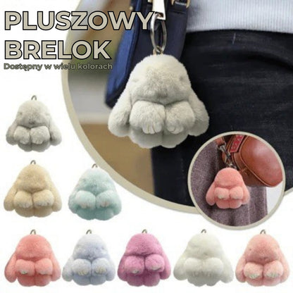 Króliczek do kluczy i torebki Bunny PomPom (RĘCZNIE ROBIONY)