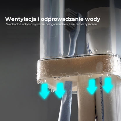 Pojemnik na szczoteczkę do zębów z pokrywką