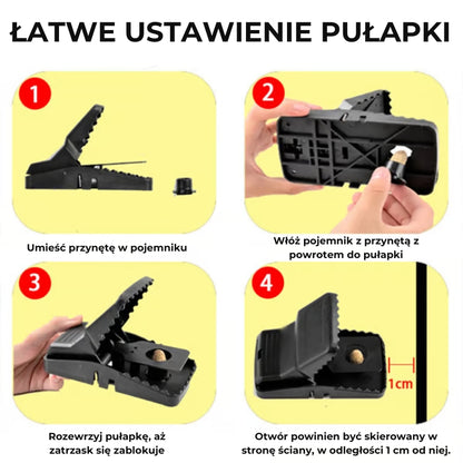 Pułapka na myszy o wysokiej czułości