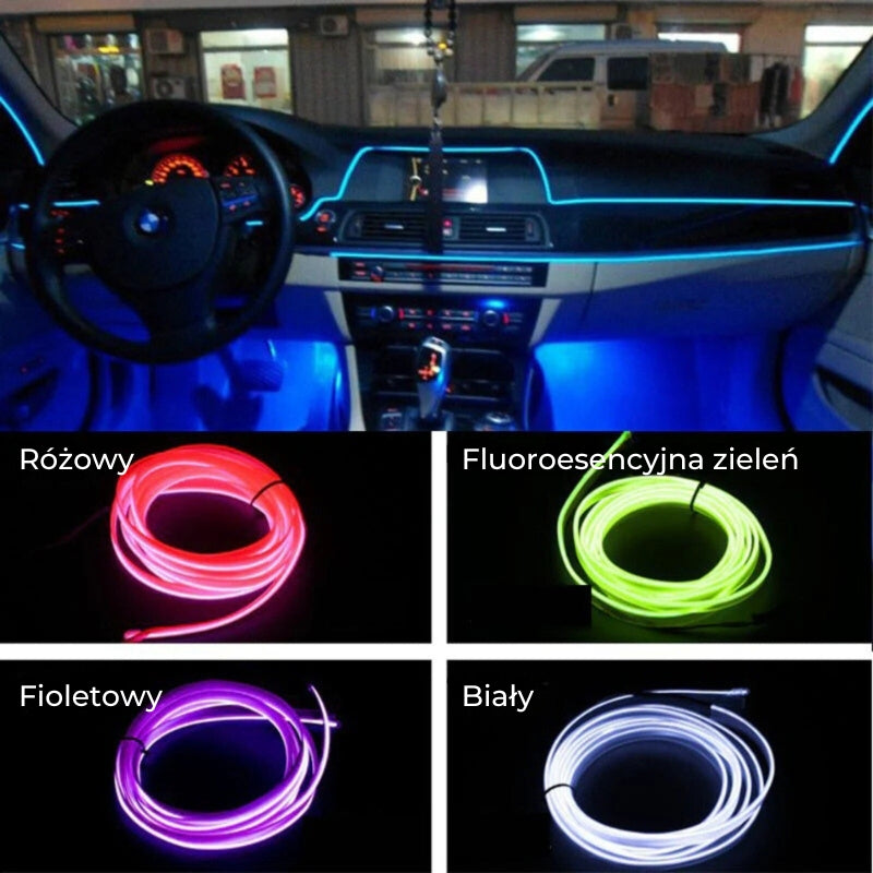 Samochodowa taśma LED RGB do oświetlenia ambientowego