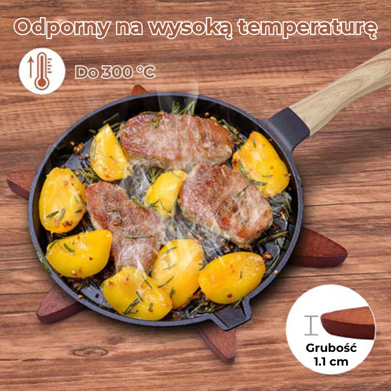 Drewniane podkładki odporne na wysoką temperaturę | RĘCZNIE WYKONANE