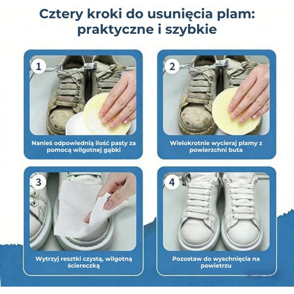 Pasta do renowacji białych butów