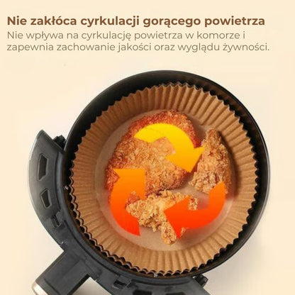 Papier do pieczenia do frytkownicy powietrznej (100 sztuk)