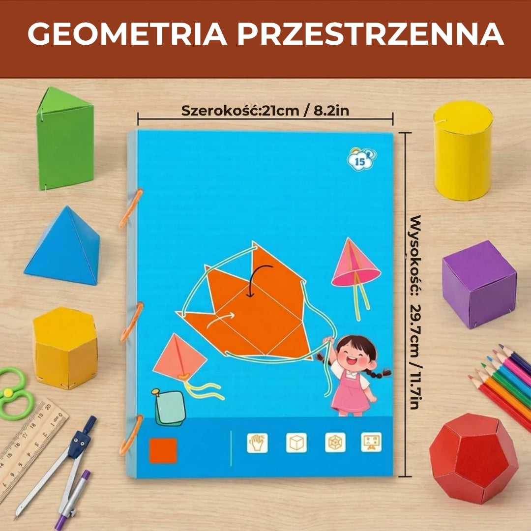 Podręcznik do geometrii przestrzennej 3D dla dzieci