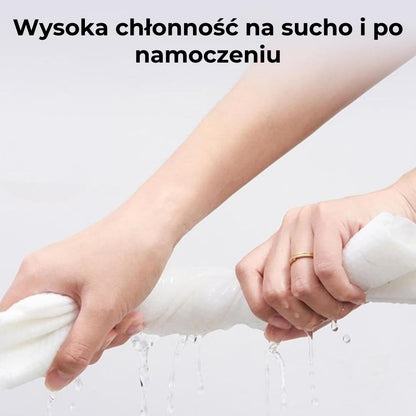 Kompresowane ręczniki bawełniane