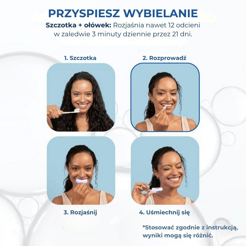 Serum Do Wybielania Zębów w Pisaku - Usuwa Plamy i Wybiela