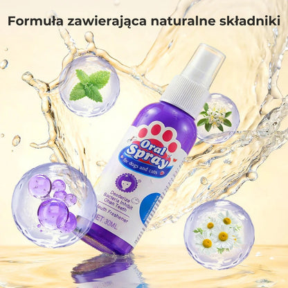 Spray do czyszczenia zębów dla zwierząt domowych