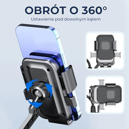Odporny na wibracje uchwyt na telefon do roweru