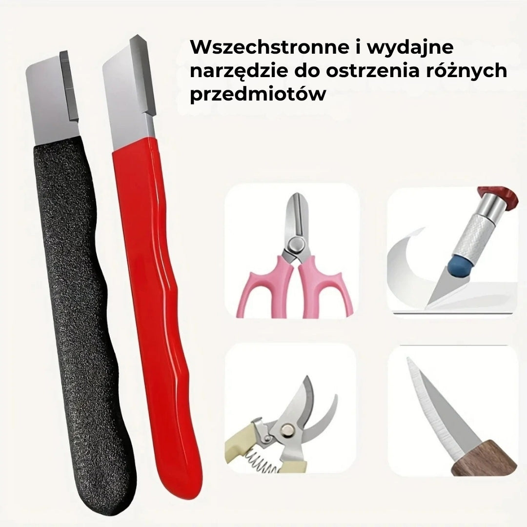 Profesjonalna ostrzałka do noży i nożyczek | zestaw 2 sztuk