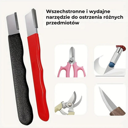 Profesjonalna ostrzałka do noży i nożyczek | zestaw 2 sztuk