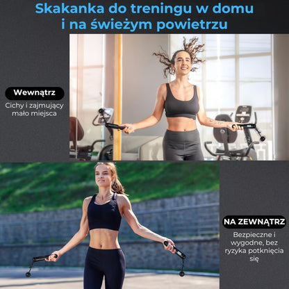 Skakanka z licznikiem, bezprzewodowa skakanka, inteligentna skakanka z obciążeniem