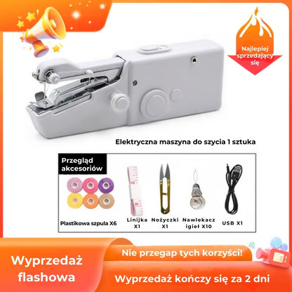 Przenośna kompaktowa maszyna do szycia – wygodna i łatwa w obsłudze