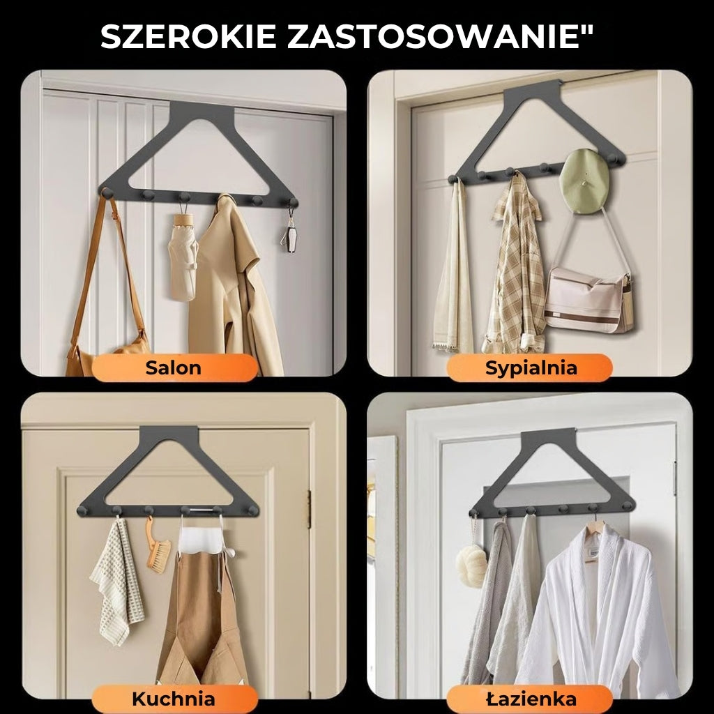 🏠 Organizer na drzwi ze stali węglowej