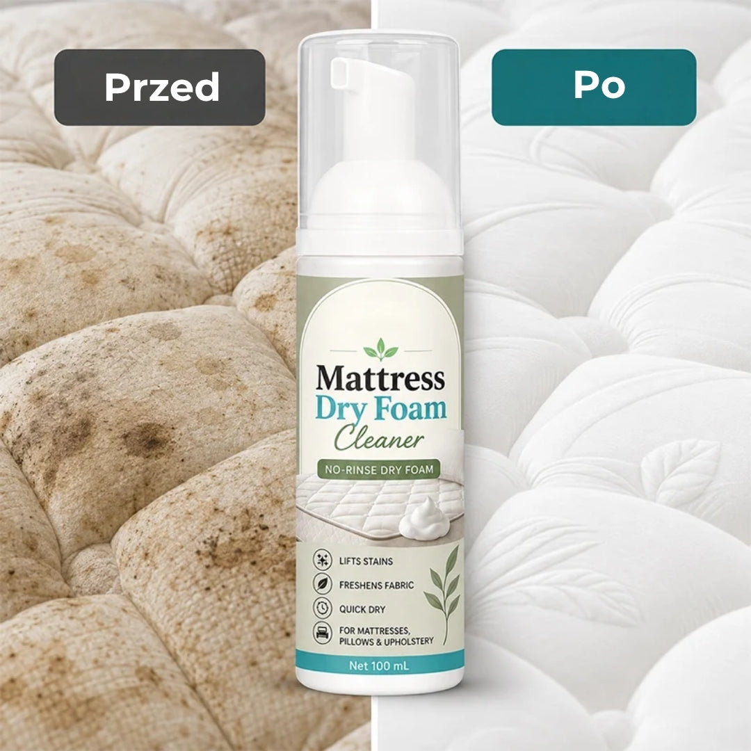 Pianka do czyszczenia materacy na sucho – bezwodny odplamiacz