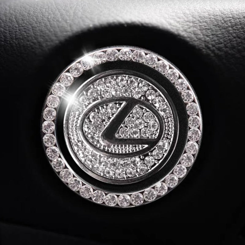 Ozdobny pierścień „Bling Ring” na samochodowy przycisk Start/Stop