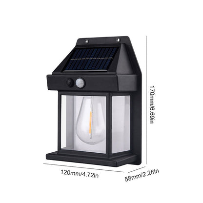 Solarna lampa ścienna