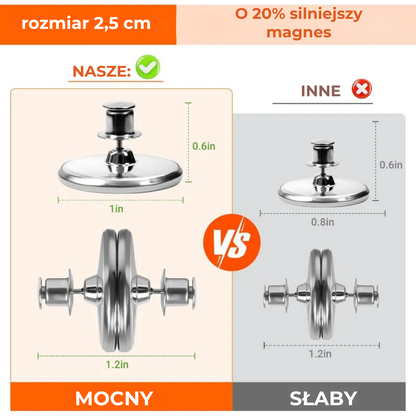 Mocne magnesy do zasłon (12 szt.)