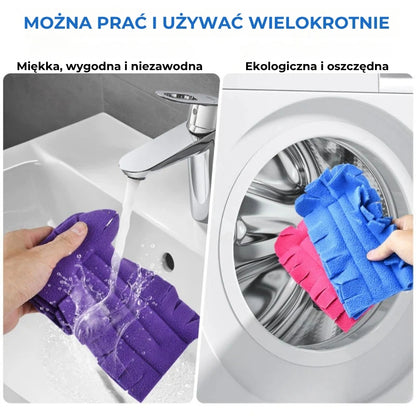 Zestaw wielokrotnego użytku ze ściereczką z polaru