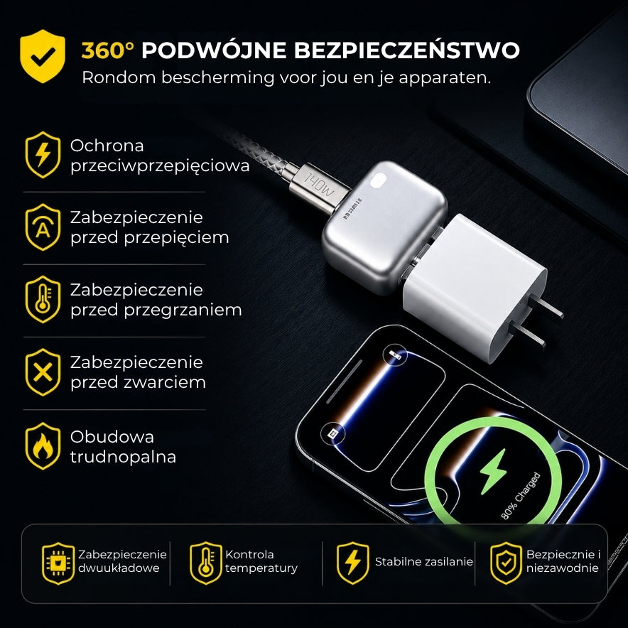 Inteligentna ładowarka z automatycznym wyłączaniem | Ochrona przed przeładowaniem